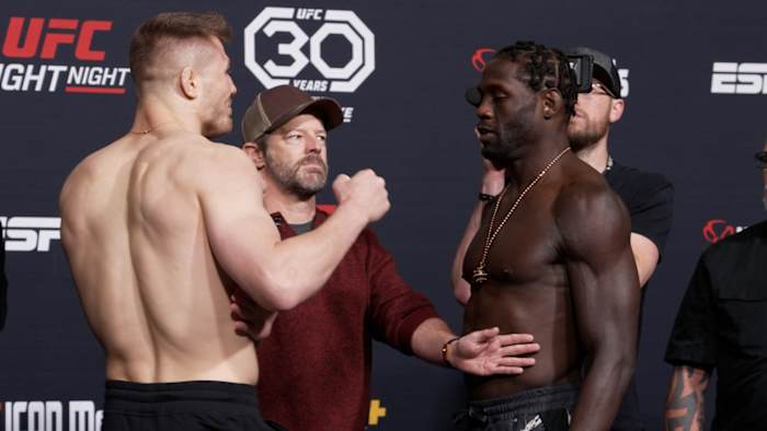 Marvin Vettori and Jared Cannonier headline tonight's UFC card.